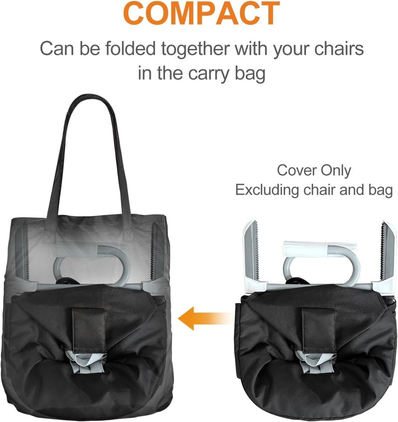 MTWML Cover Compatible for Inglesina Fast Table Chair,Washable Liner for Most Hook On High Chairs,Versatile Clip On High Chairs Accessory,Sturdy and Durable(Excluding The Chair) - Image 5